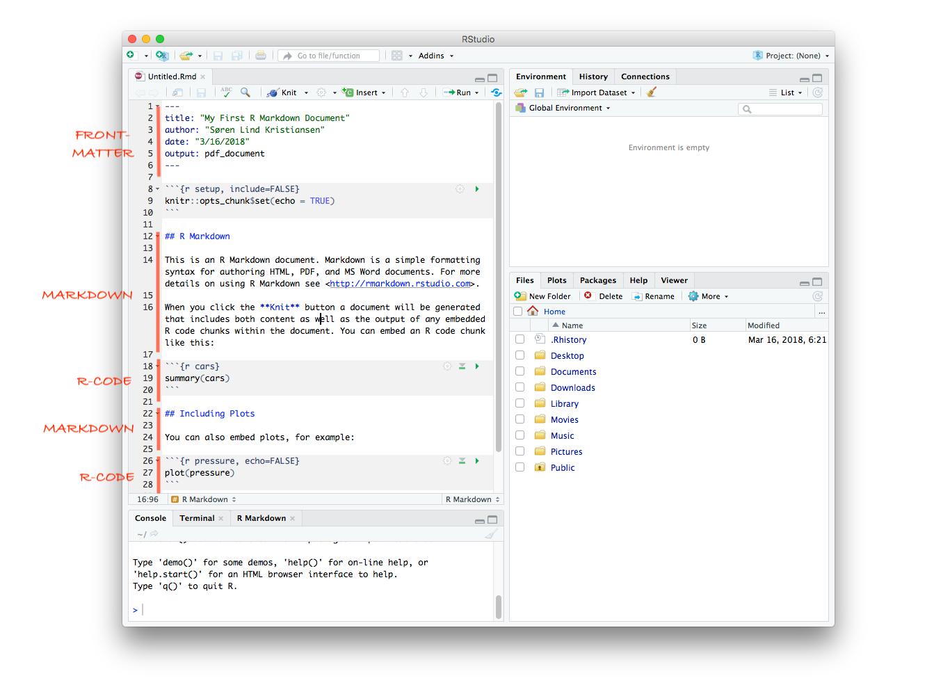 Create PDF reports using R, R Markdown, LaTeX and knitr (on macOS High  Sierra) | by Søren L Kristiansen | Medium