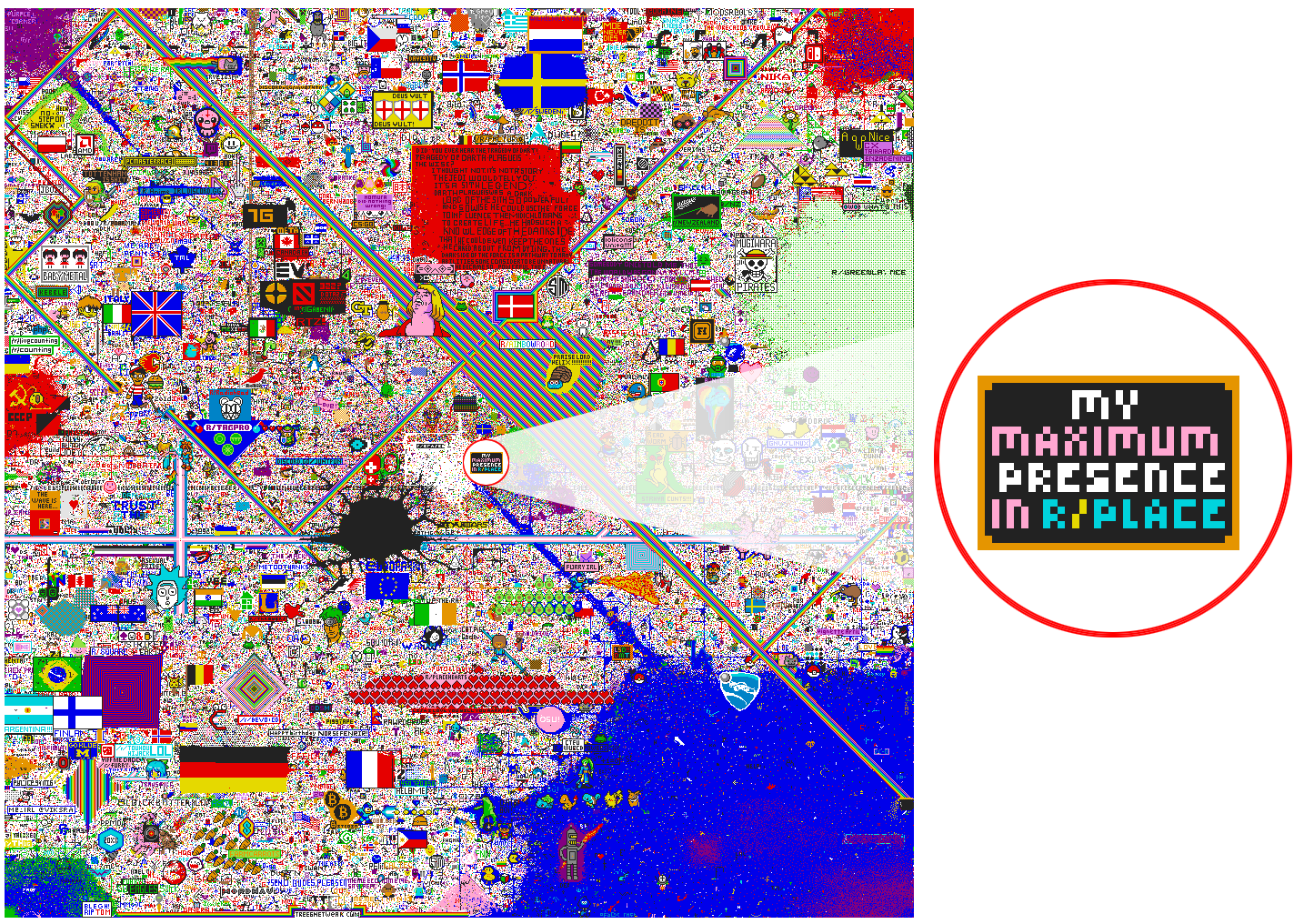 the most ideal solution to the foxhole-lturepublic conflict ☮️ : r/place