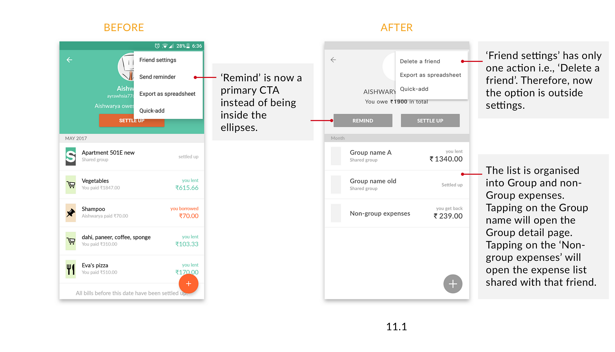 Splitwise: a UX case study. An exercise in simplifying expense