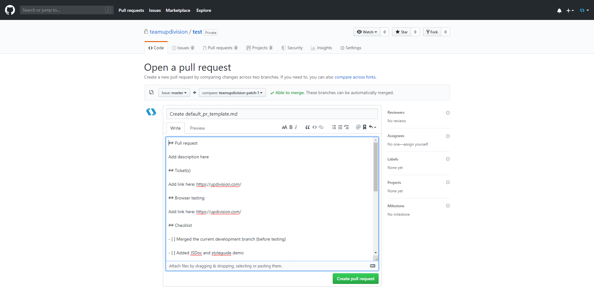 How we learned to stop worrying and love pull request templates. And why  you should too. | by Andrei Iordache | Medium