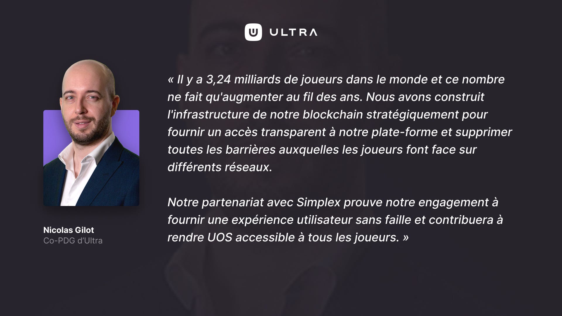 Achetez des UOS avec une carte de crédit directement dans la plate-forme  Ultra | by Rad like Ultra | Ultra | Medium
