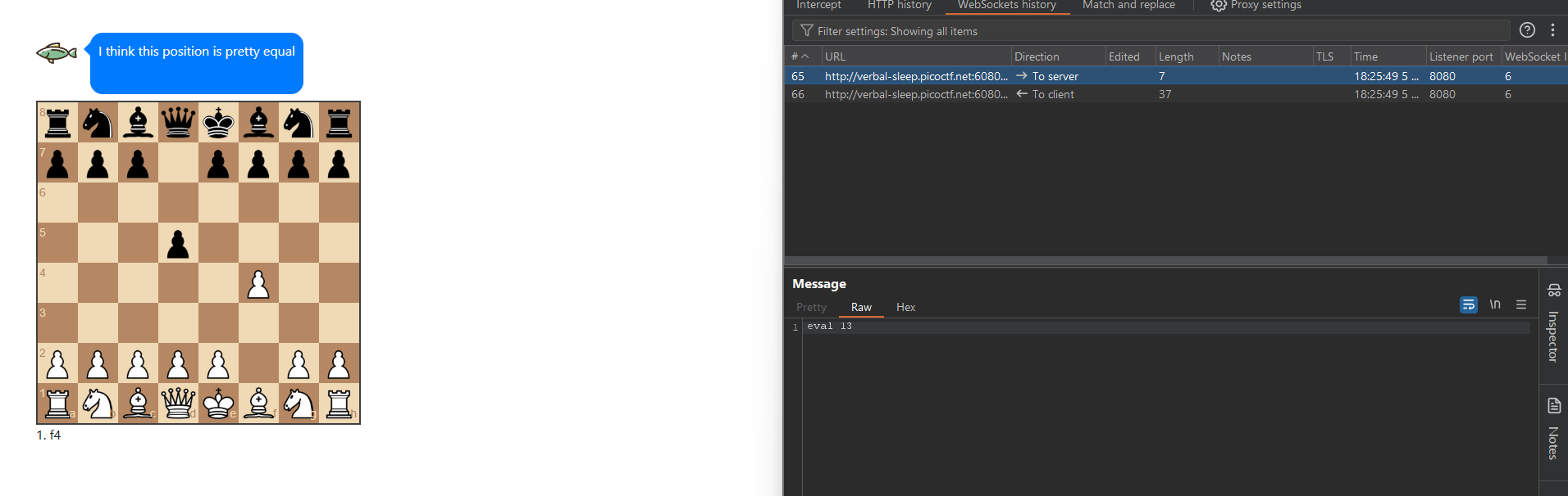 Website initial view