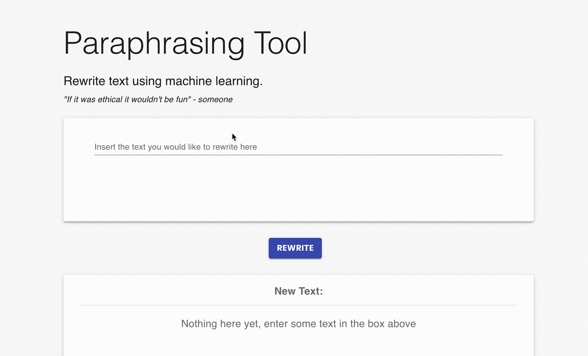 I built a Paraphrasing Tool that can rewrite text — Github link included |  by Robert O'Connor | Medium