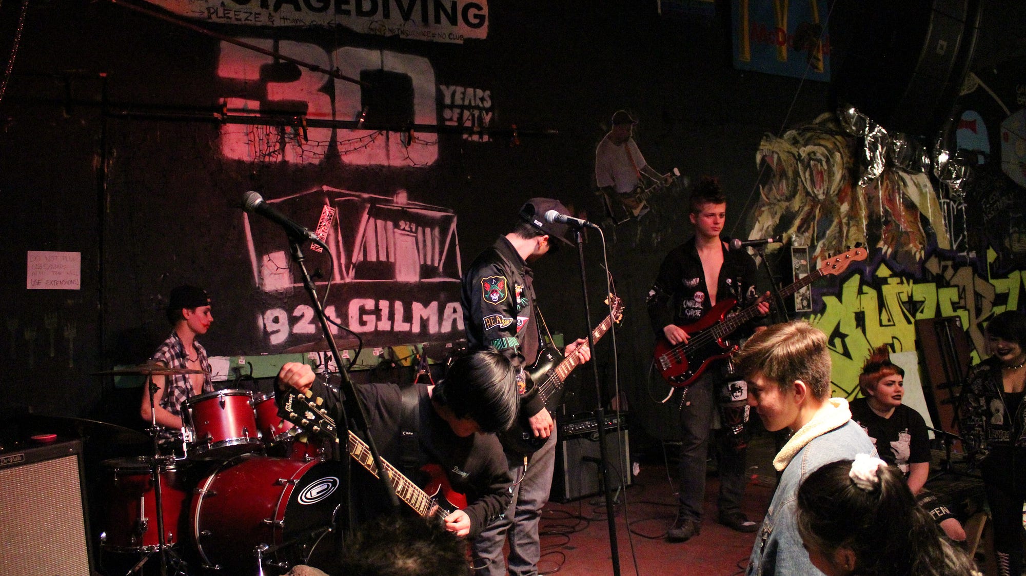 Bay-Area-based rock and punk bands animate 924 Gilman at Warm Winters  benefit! | by Tommy E | Cloud Walkers | Medium