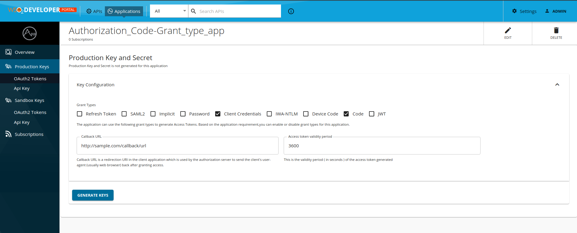 Jmeter performance testing with different grant types offered by