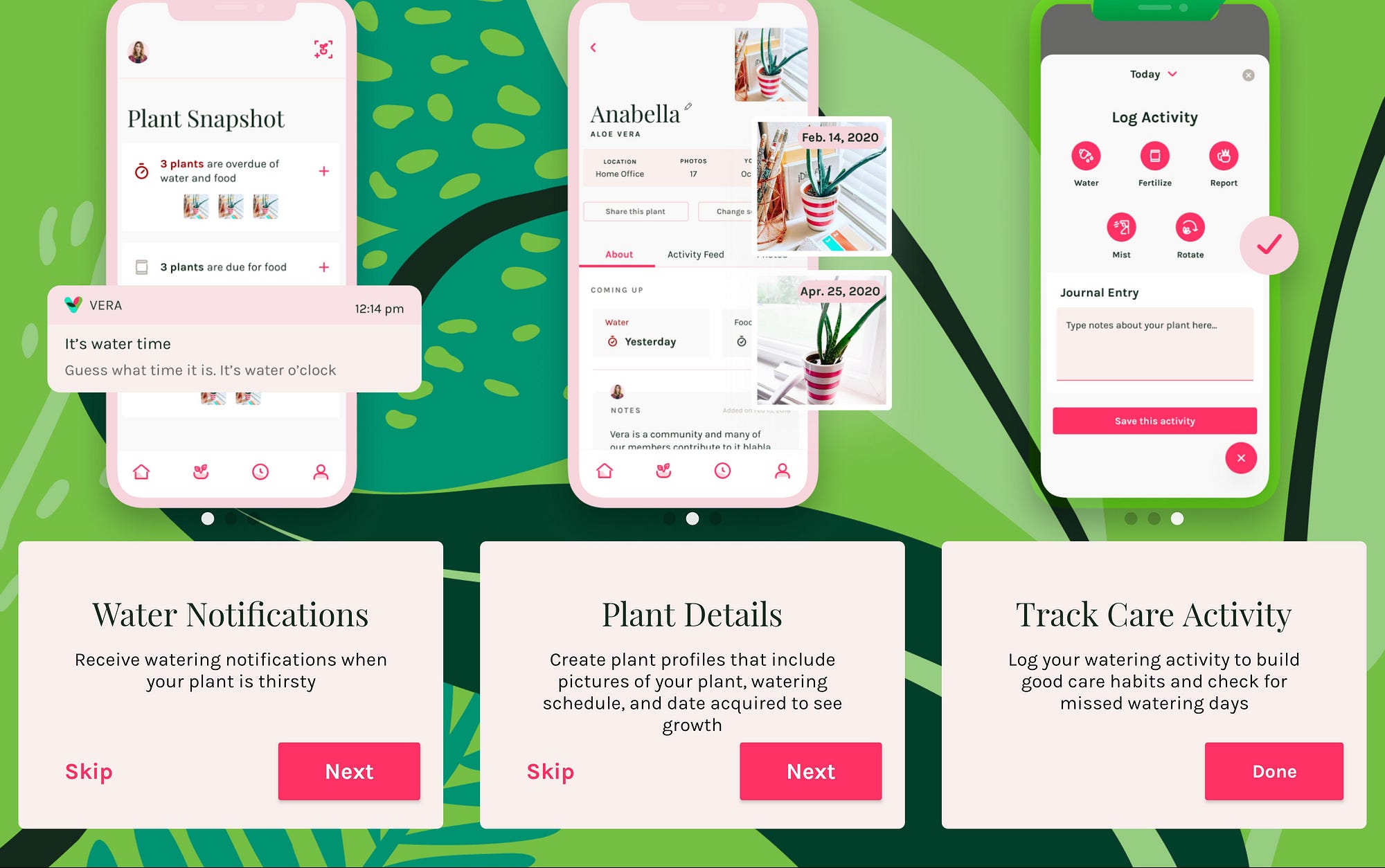 UX case study: Plant care app. Plants give us oxygen for the lungs | by  Christina Grocott | Medium