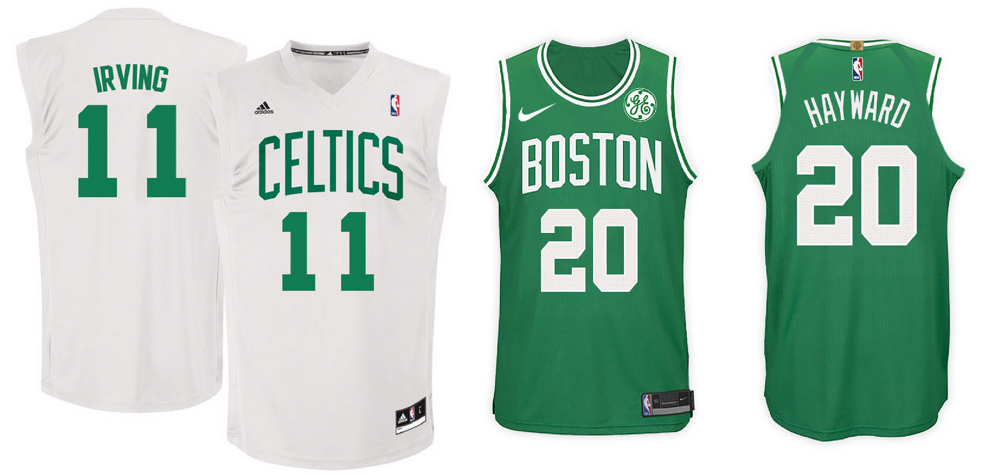 Kyrie Irving Boston Celtics Player Jersey white