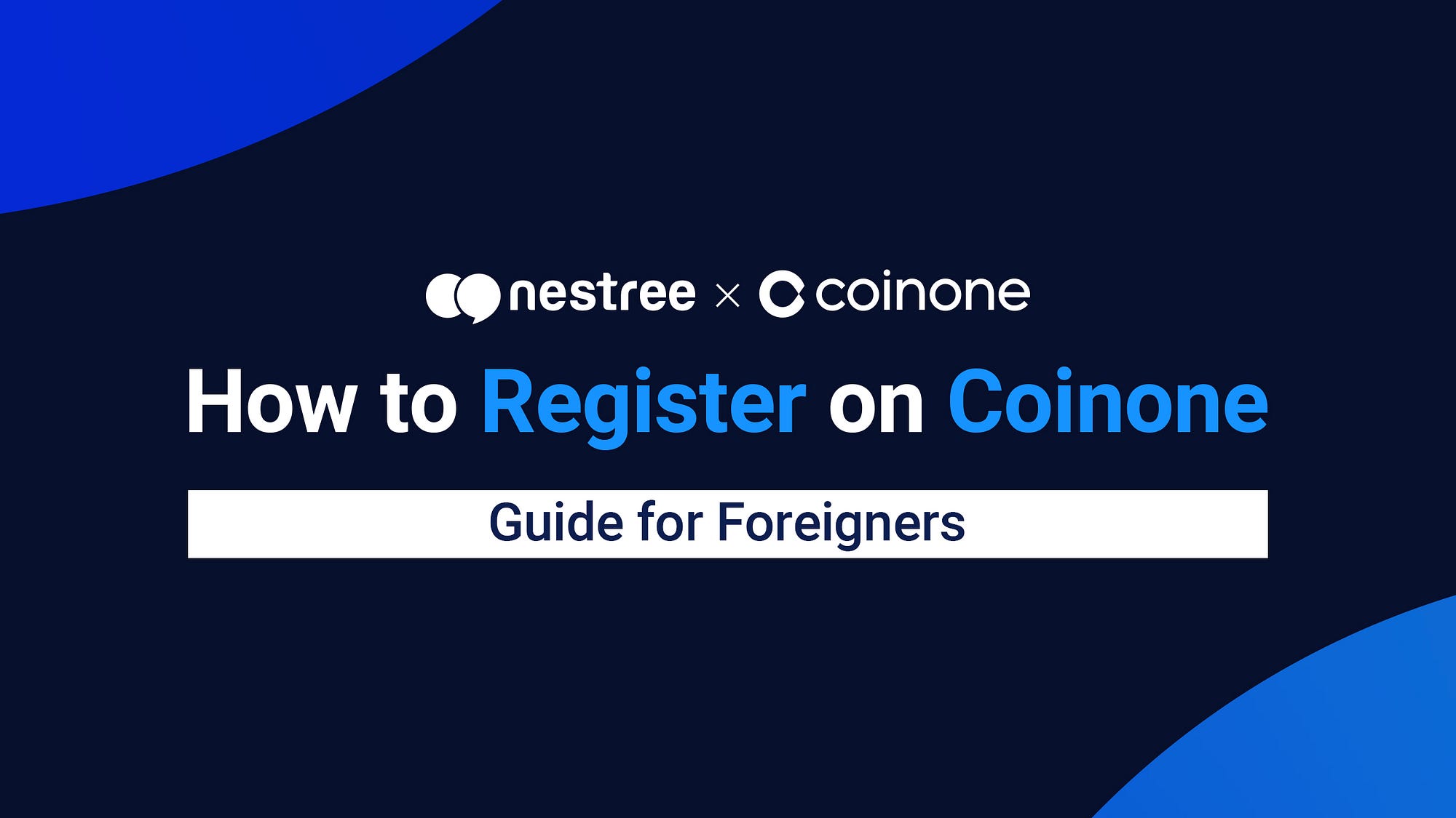 How to Register on Coinone (Guide for Foreigners) | by Nestree | Nestree |  Medium