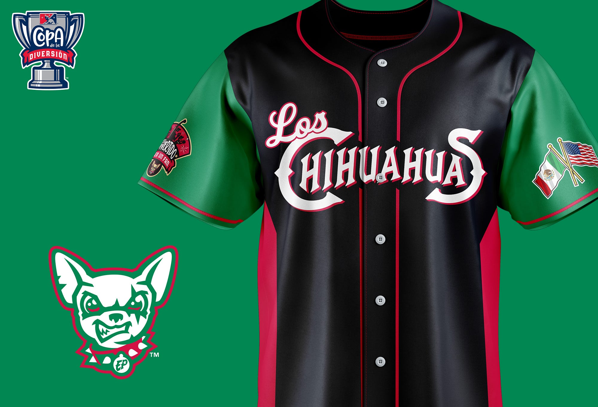 El Paso Chihuahuas Copa Branding. The “Chihuahuas” name was chosen