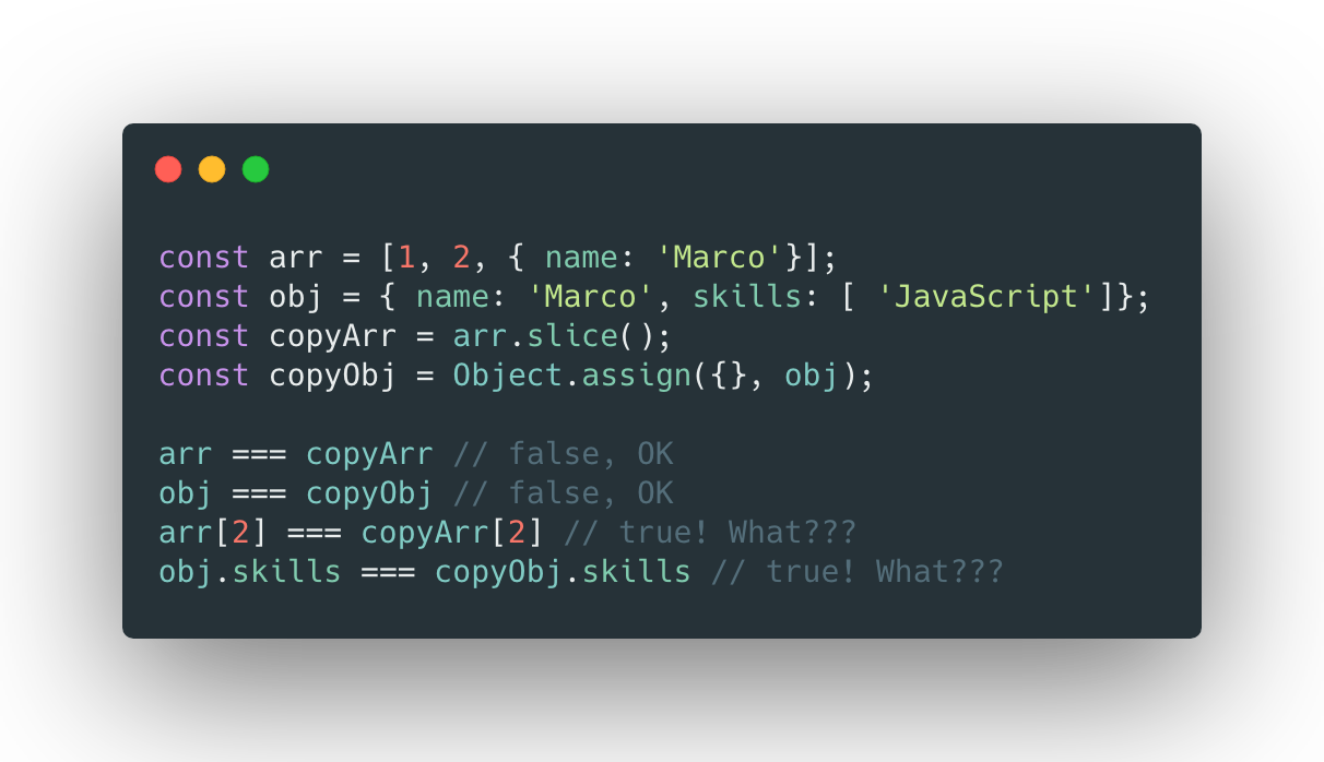JavaScript Tips #2: Object/Array Deep Clone Implementation | by Marco Antonio Ghiani | Better Programming JavaScript Tips #2: Object/Array Deep Clone Implementation | by Marco Antonio Ghiani | Better Programming