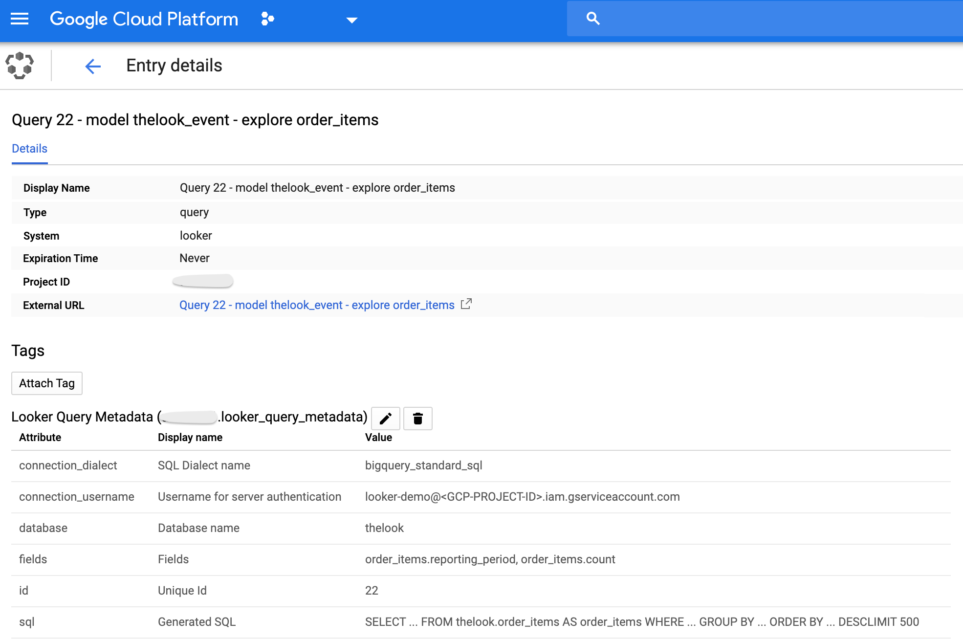 Google Cloud Data Catalog and Looker integration | by Ricardo Mendes |  Google Cloud - Community | Medium