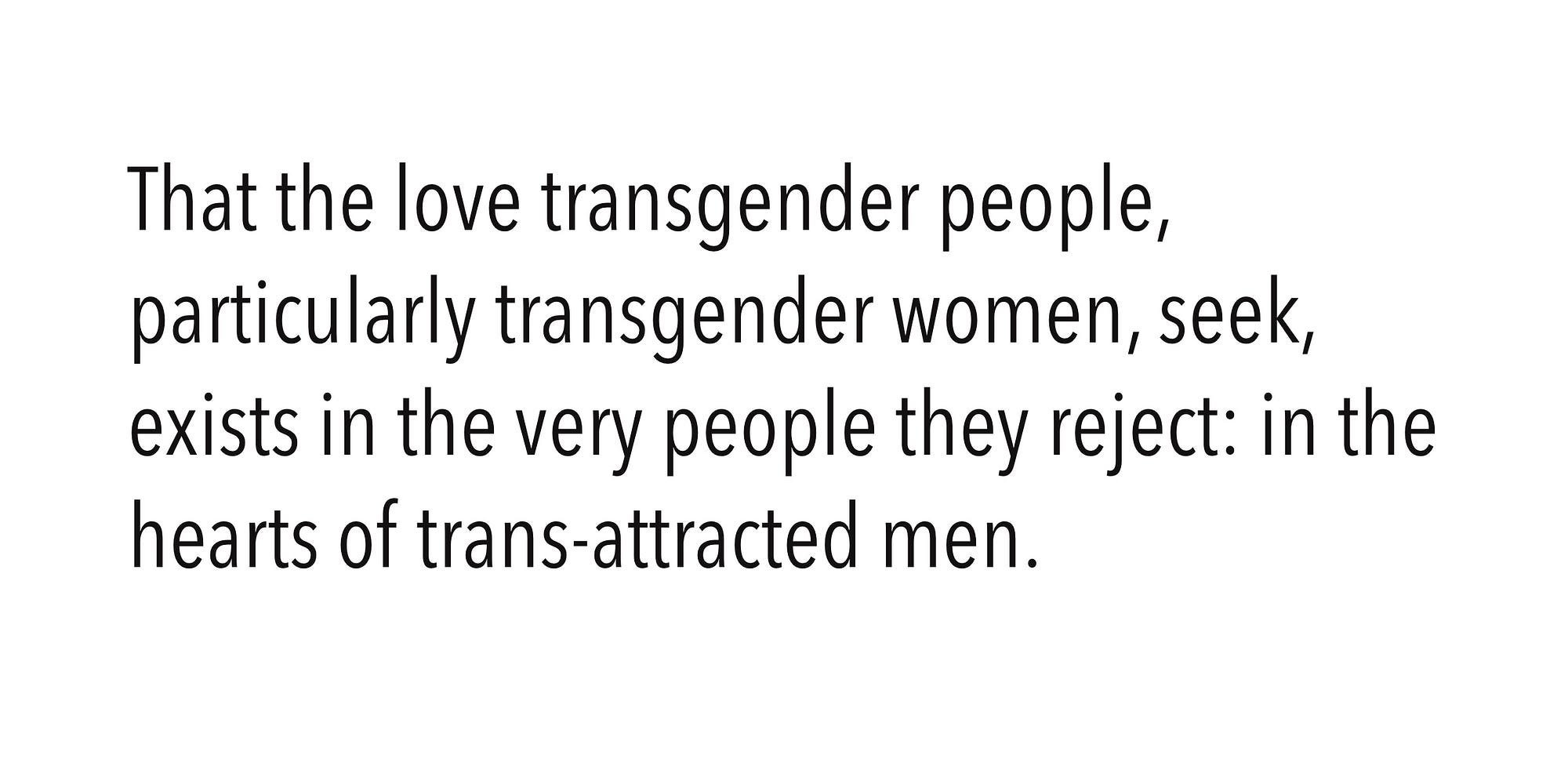 Trans-Attraction: An Unappreciated Gift For Trans Women | by Perry Gruber |  The Transamorous Network | Medium