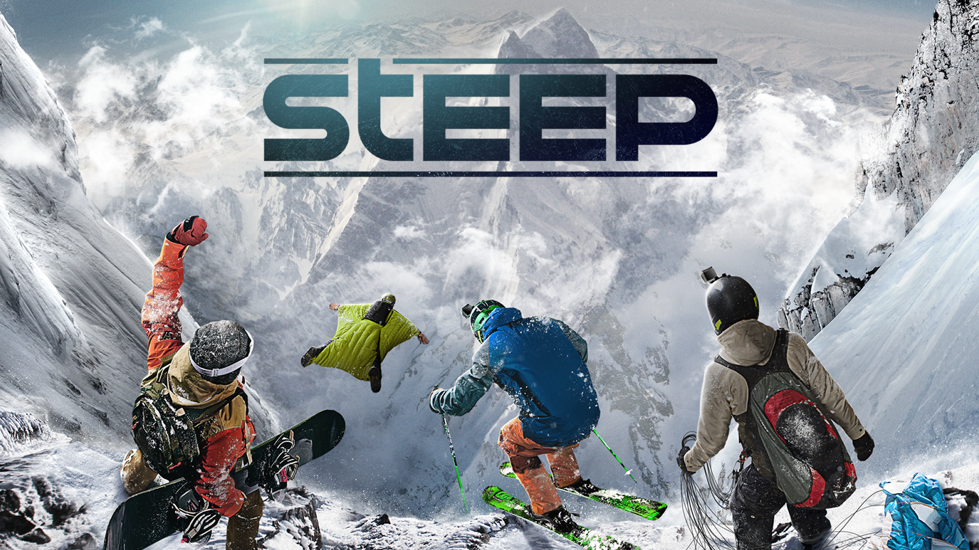 Steep is Ubisoft's breathtaking new mountain sports game. Open-world,  online, snowboards, wingsuits, and 'pure fun