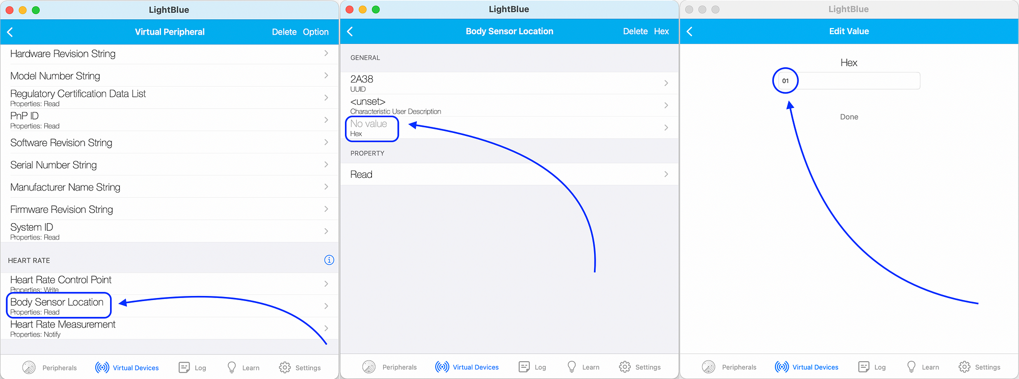 Connecting iOS device to Bluetooth Low Energy (BLE