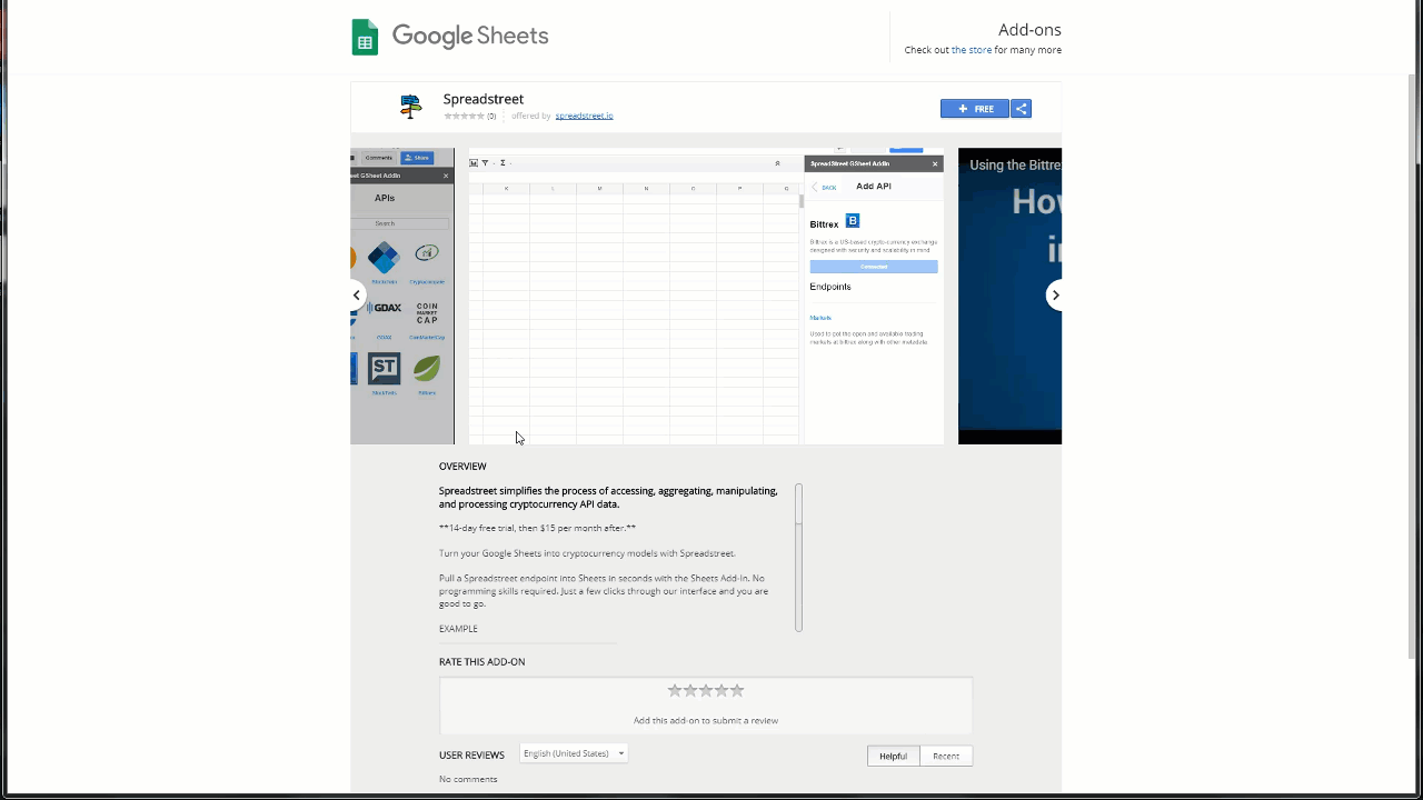 An Easy Way to Connect Digital Currency Services to Google Sheets | by John  Young | Spreadstreet | Medium