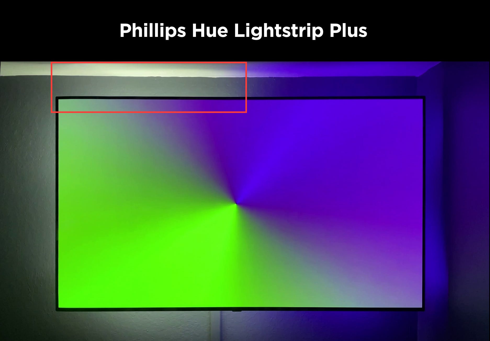 Bande lumineuse Philips Lightstrip Hue Play Gradient pour TV 55