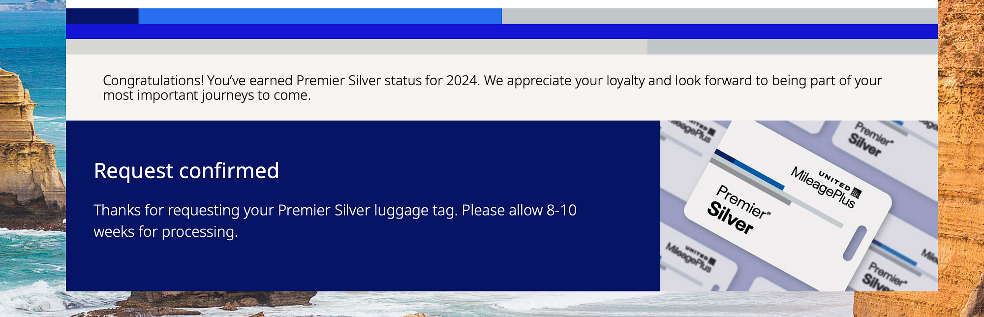 Get United Premier Silver Luggage Tag 2024 for free | by