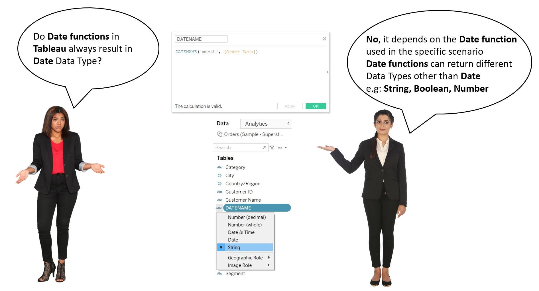 Tableau Date Functions