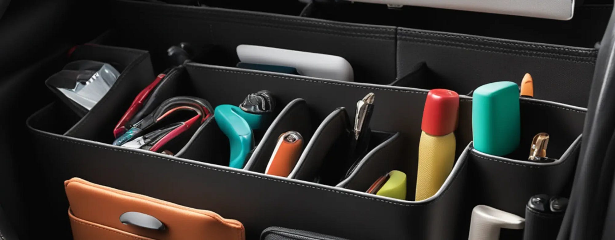 Car Seat Side Storage Pocket Gap Filler Organizer Box in 2023