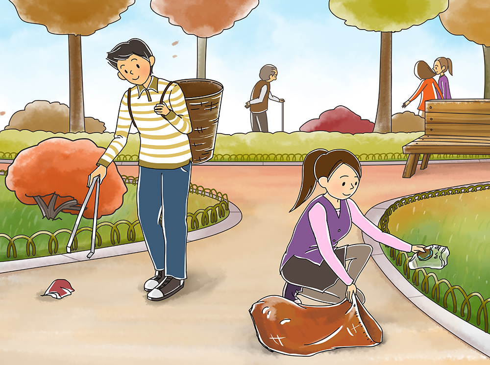 Throwing Garbage Anywhere