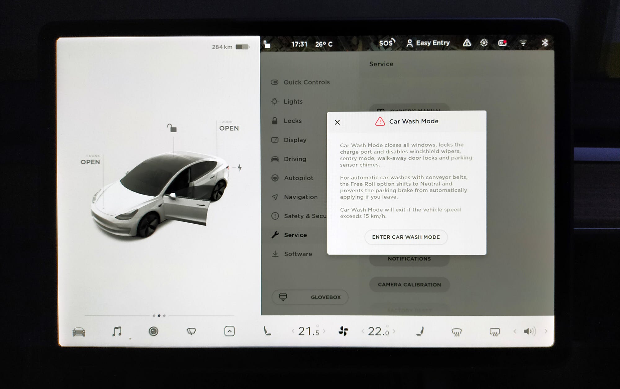Screen clean mode tesla deals