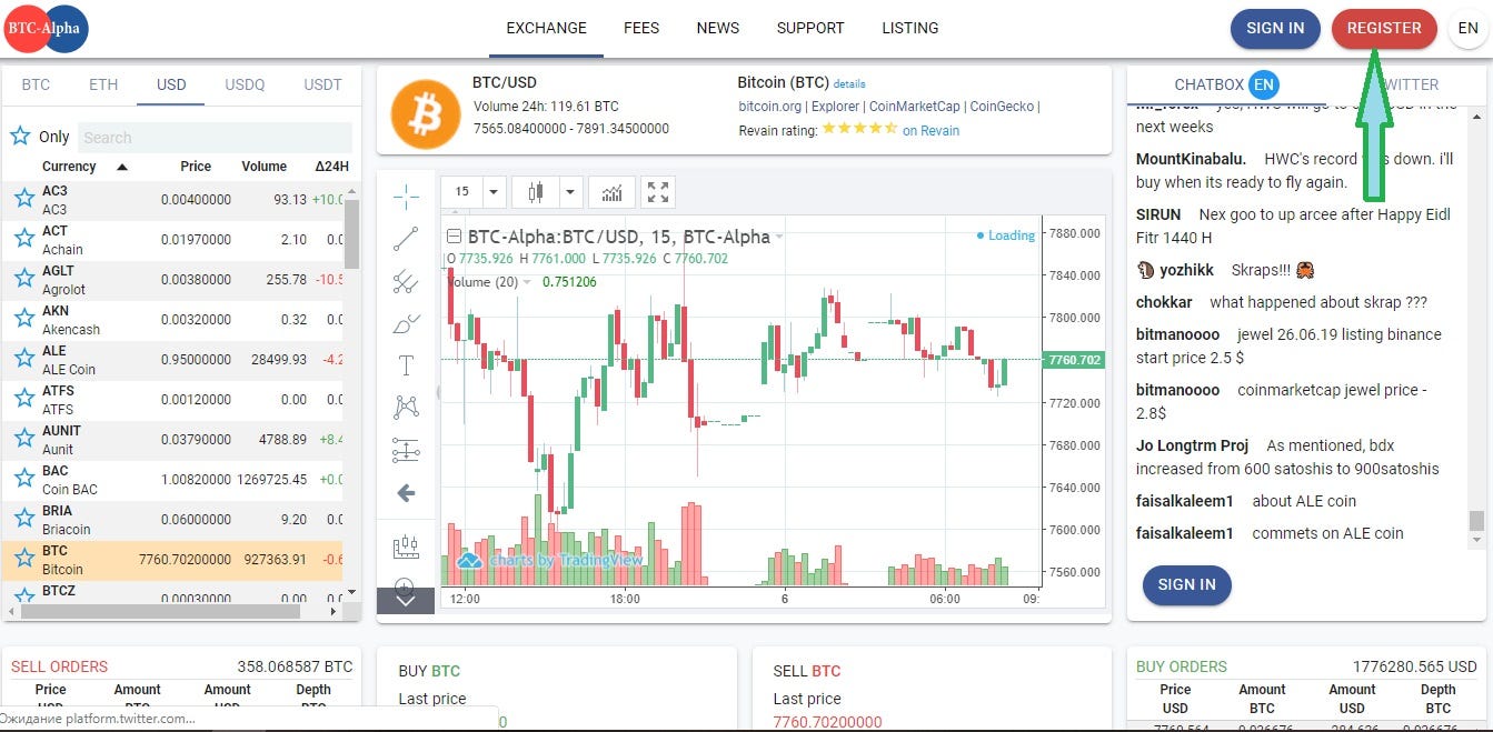 How to begin working with the BTC-Alpha exchange — instruction | by BTC- Alpha | Medium