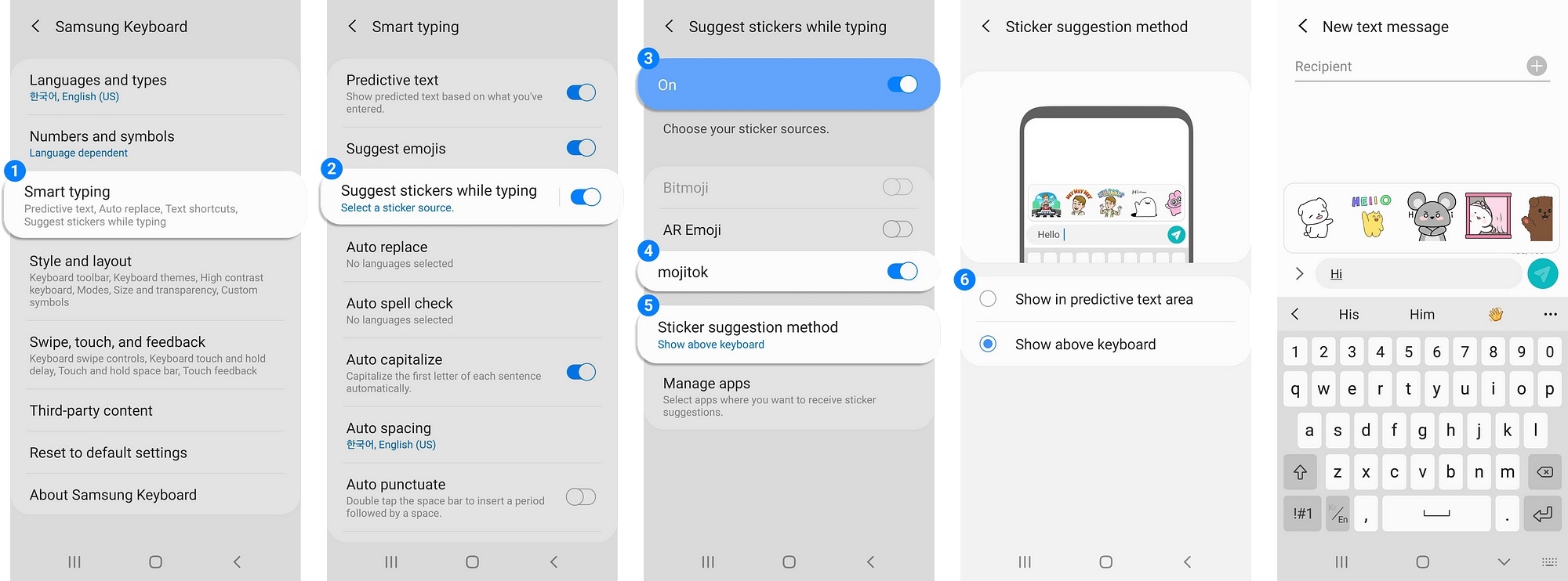 How to get stickers on Samsung phone keyboard | mojitok