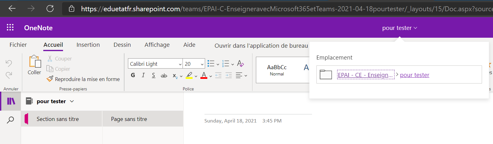 OneNote : impossibilité d'ouvrir un bloc-note depuis le serveur -  Communauté Microsoft