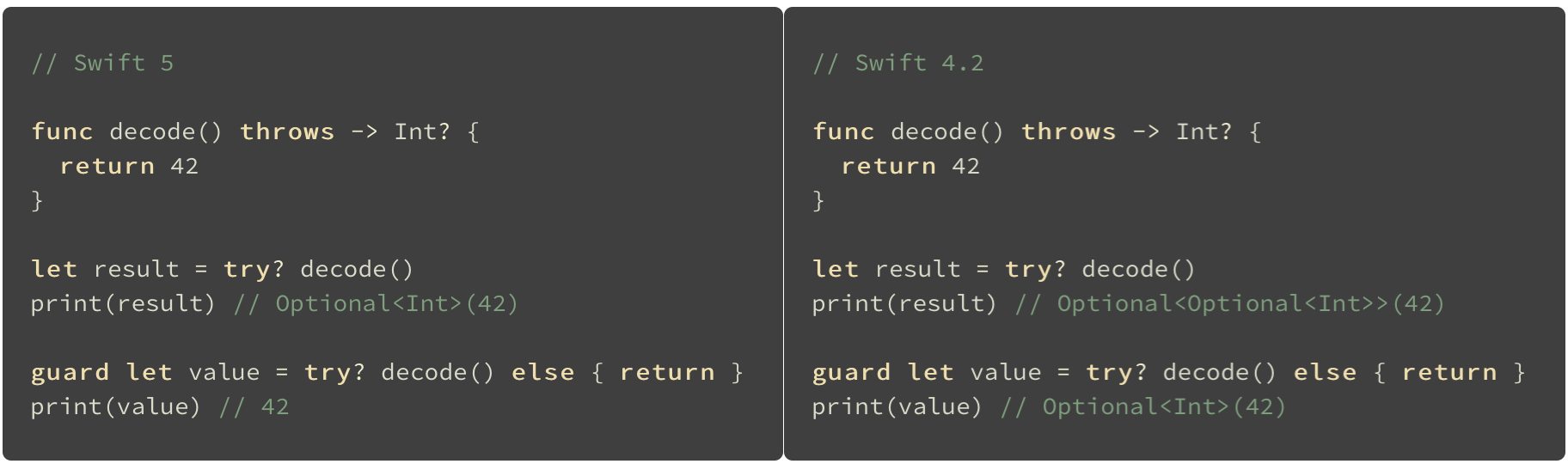 Swift 5. What is Swift 5 is ABI stable, which gives… Dmytro Pylypenko | Medium
