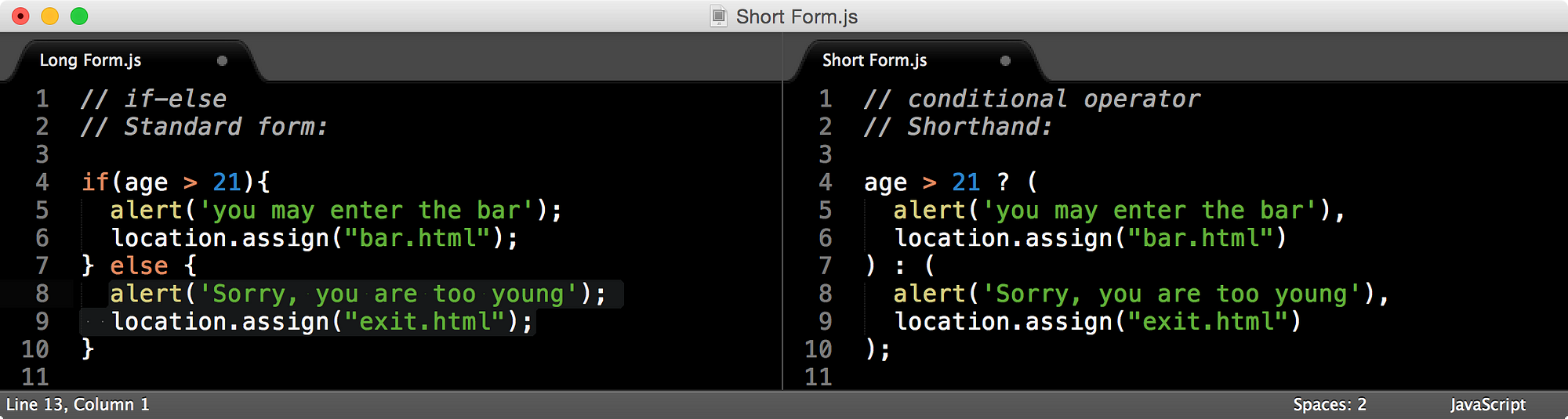 Useful JavaScript shorthand collection | by Berkana | Bits and Pixels |  Medium