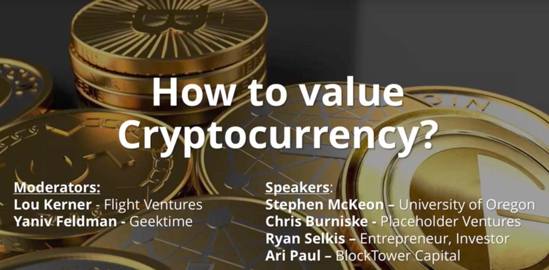 The 7 Things You Need To Know From The Valuing Cryptocurrency Conference  Call | by Lou Kerner | JustStable | Medium