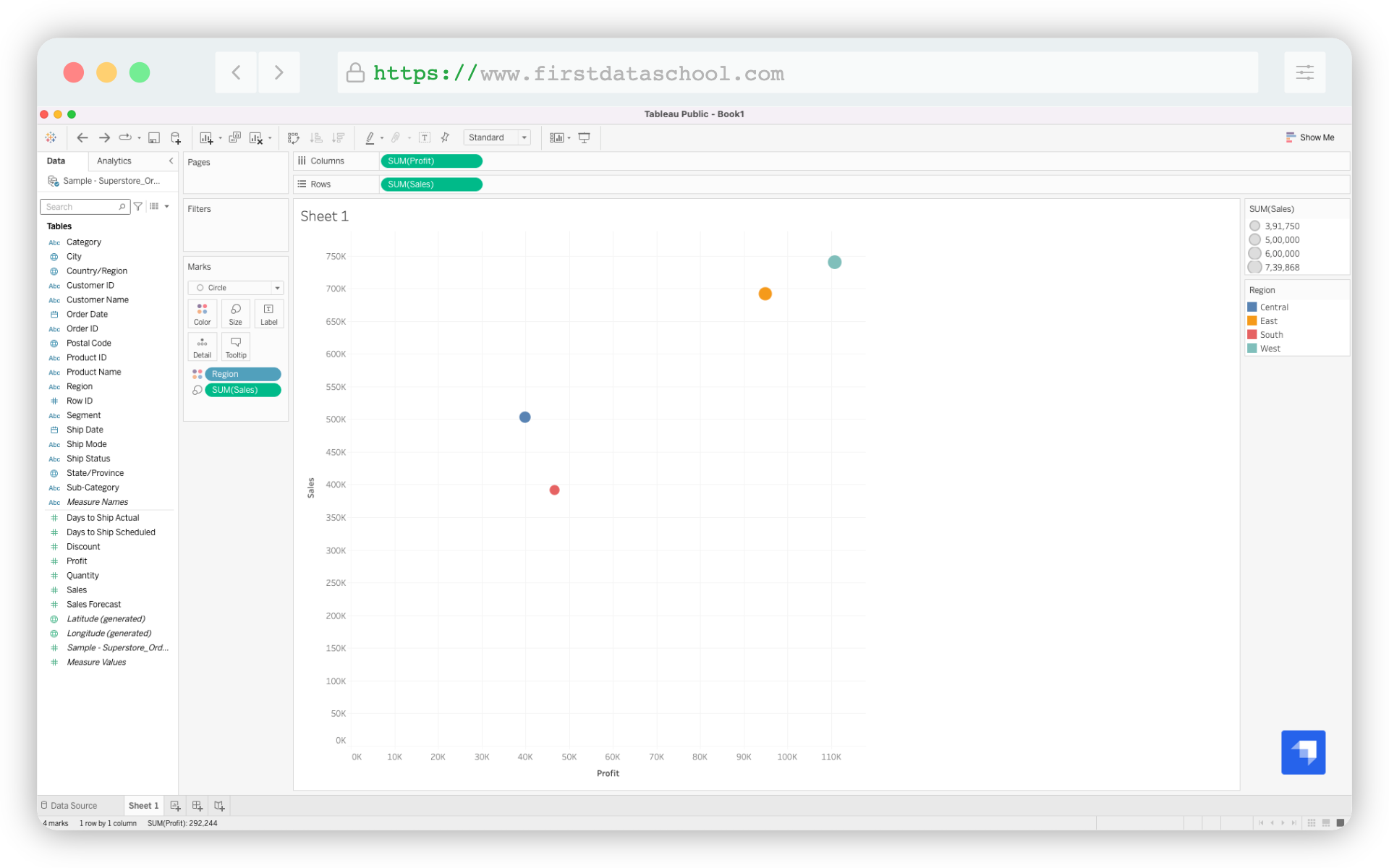 The Data School How to Add a 'Transparent' Colour into Tableau and
