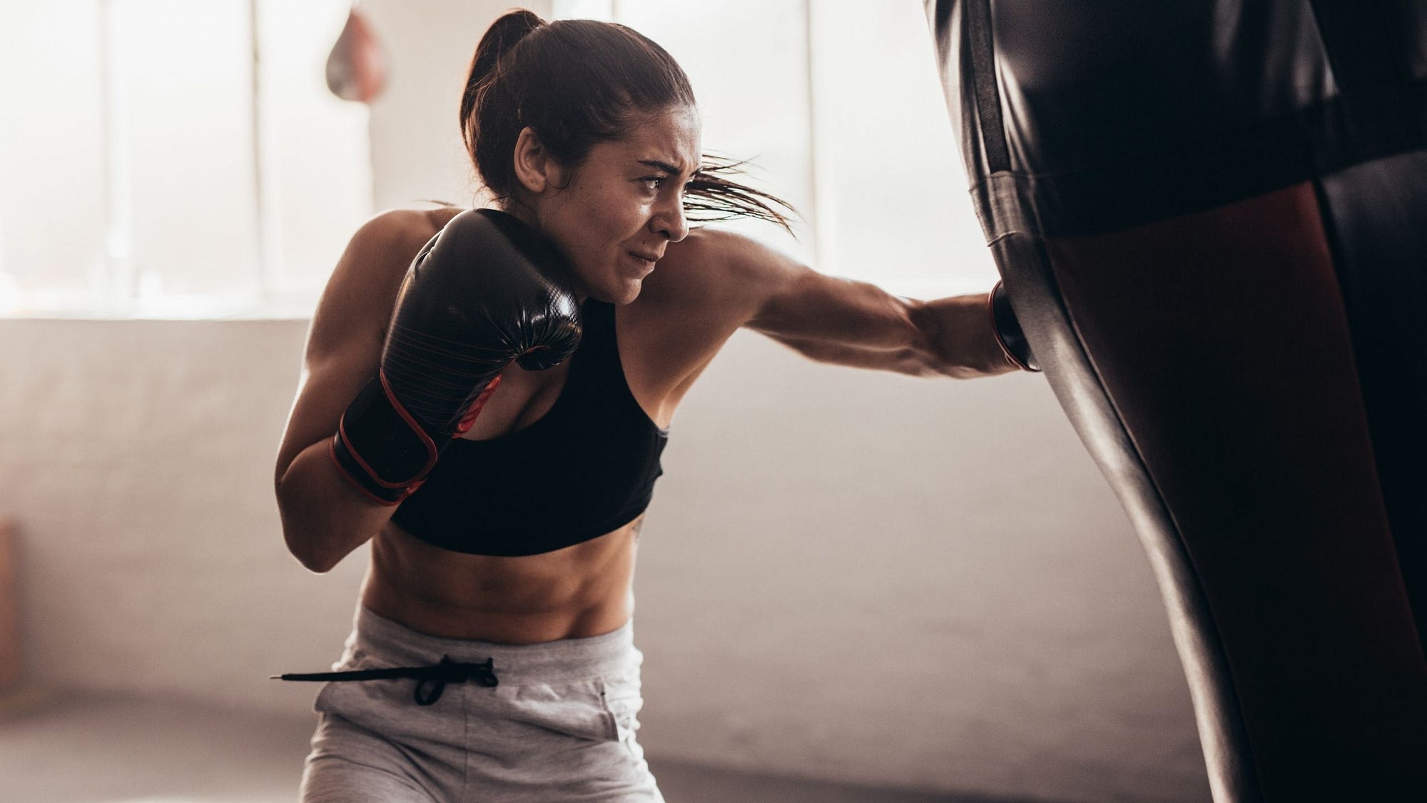What heavy bag workout results can you expect? Medium