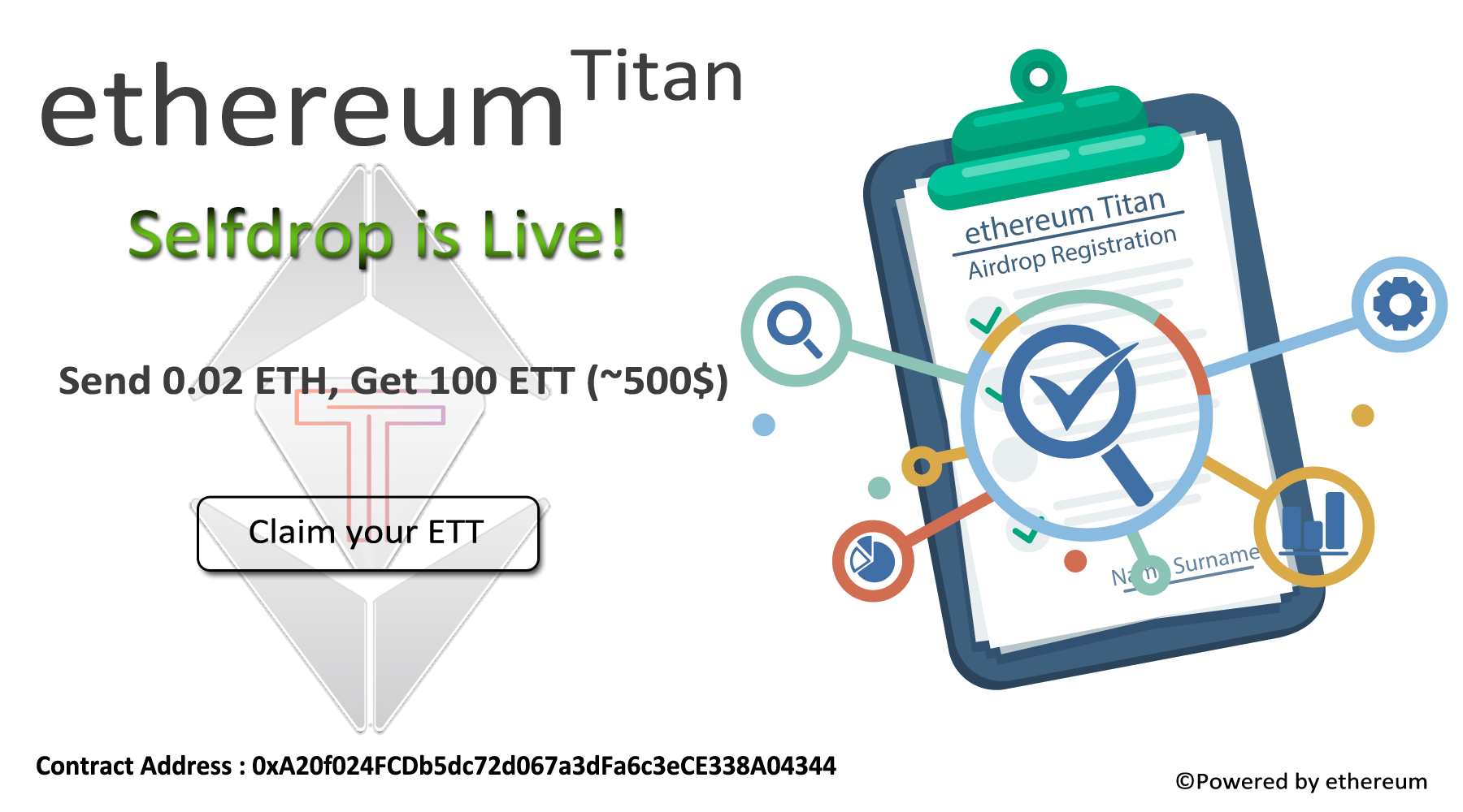 ethereum Titan Selfdrop/Airdrop Campaign | by ethereum Titan | Medium