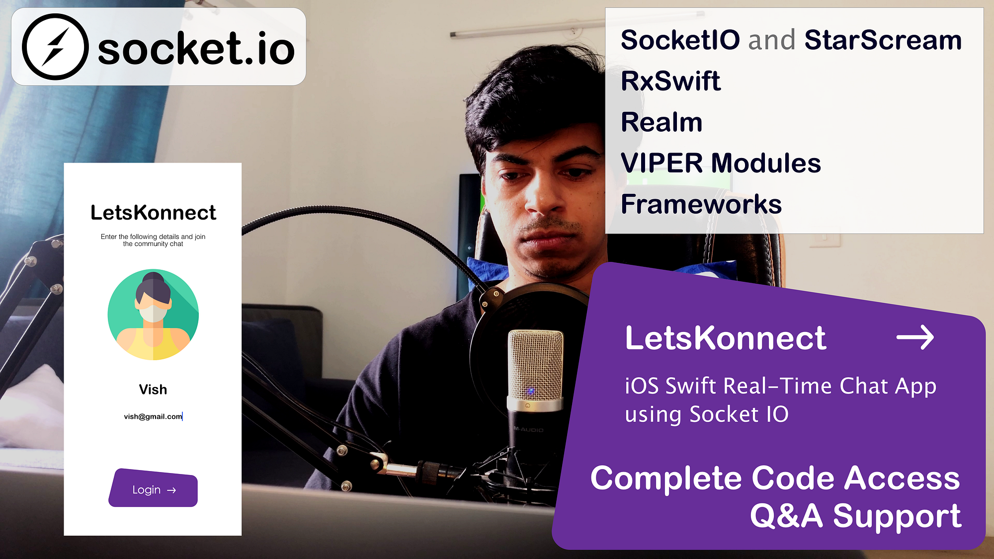 iOS Swift 5 Real-Time Chat using SocketIO with NodeJS Server | by 