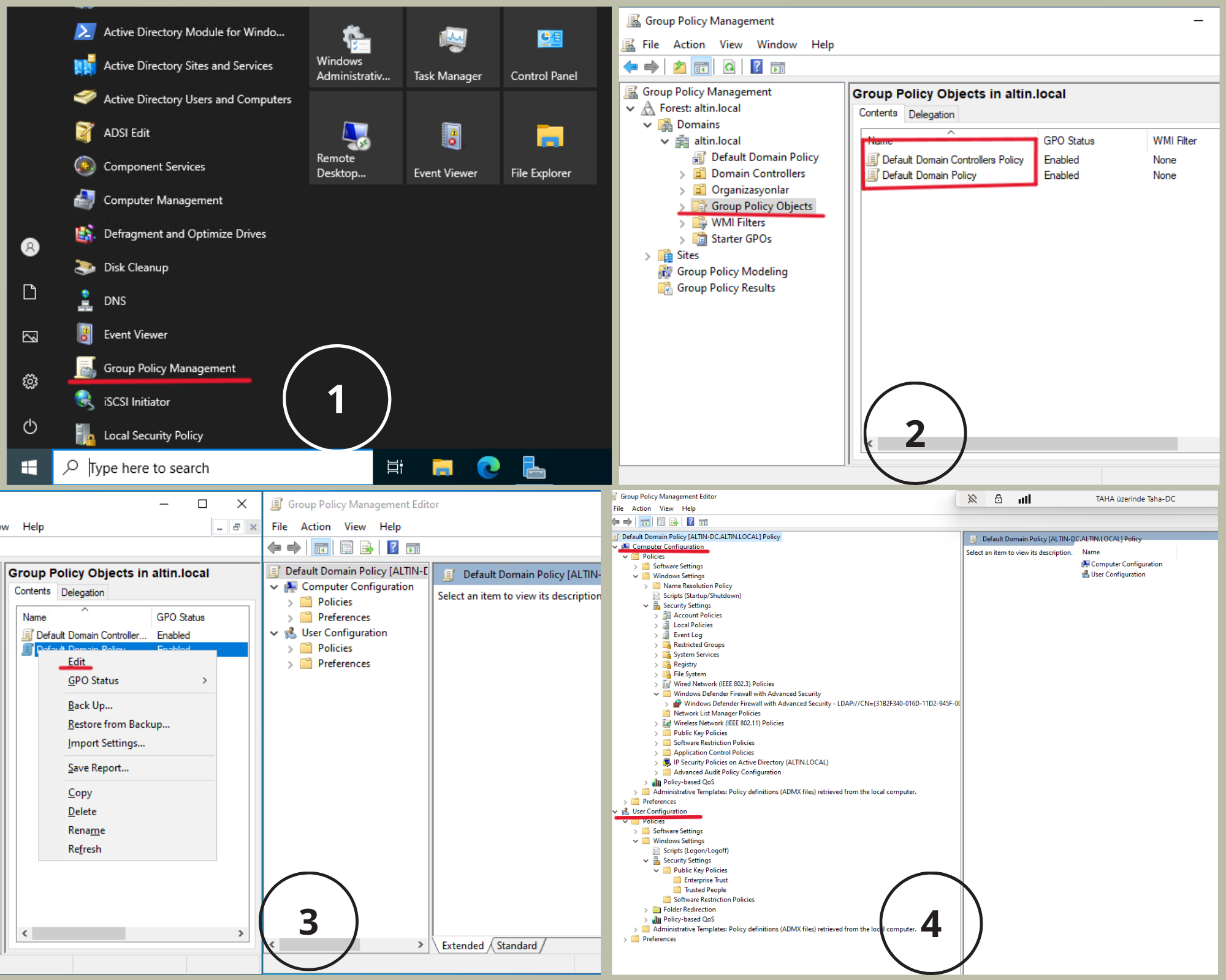 Active Directory Pratik Rehberi: III “Group Policy (GPO)” | by