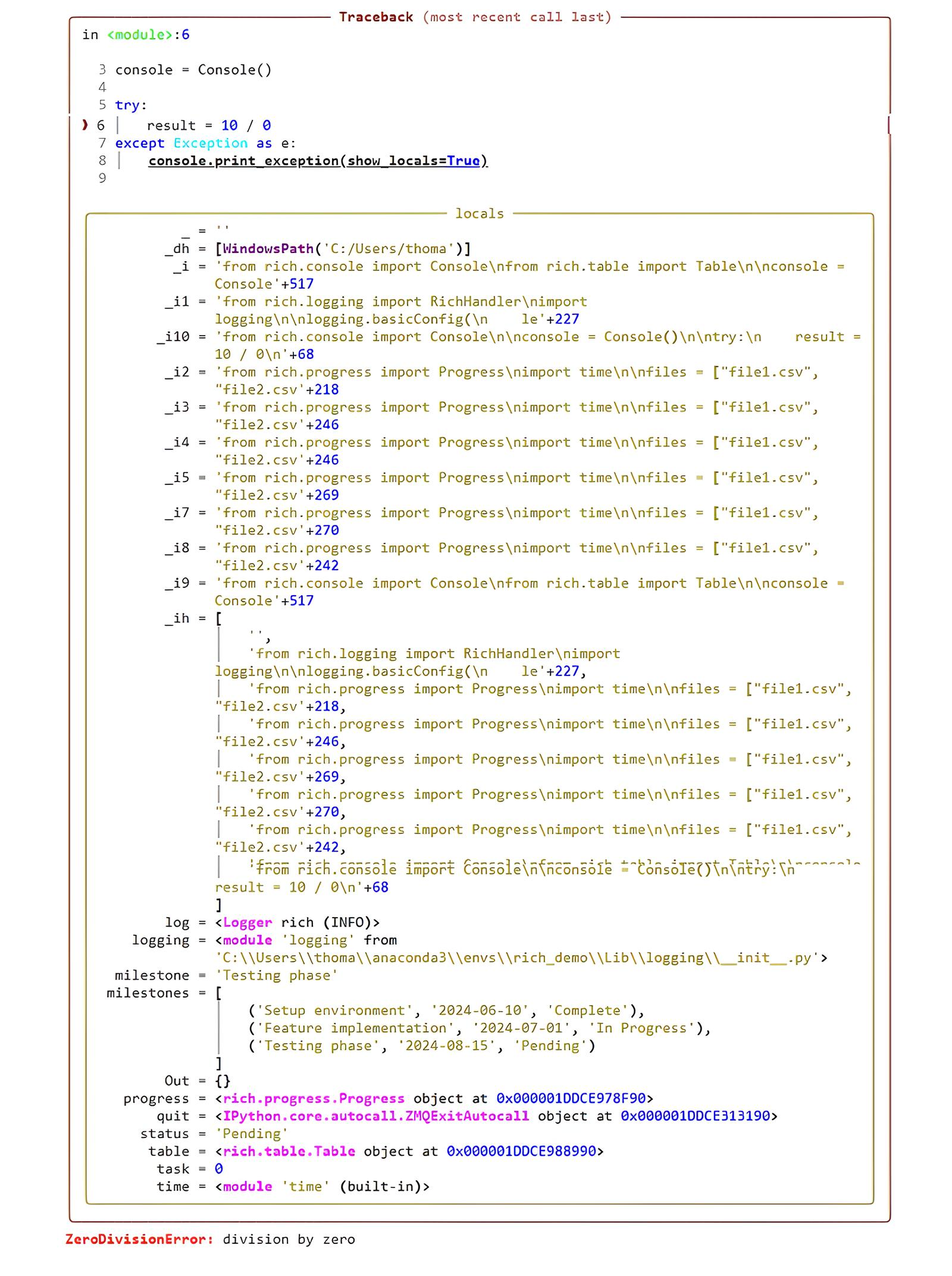 Rich Icons Python