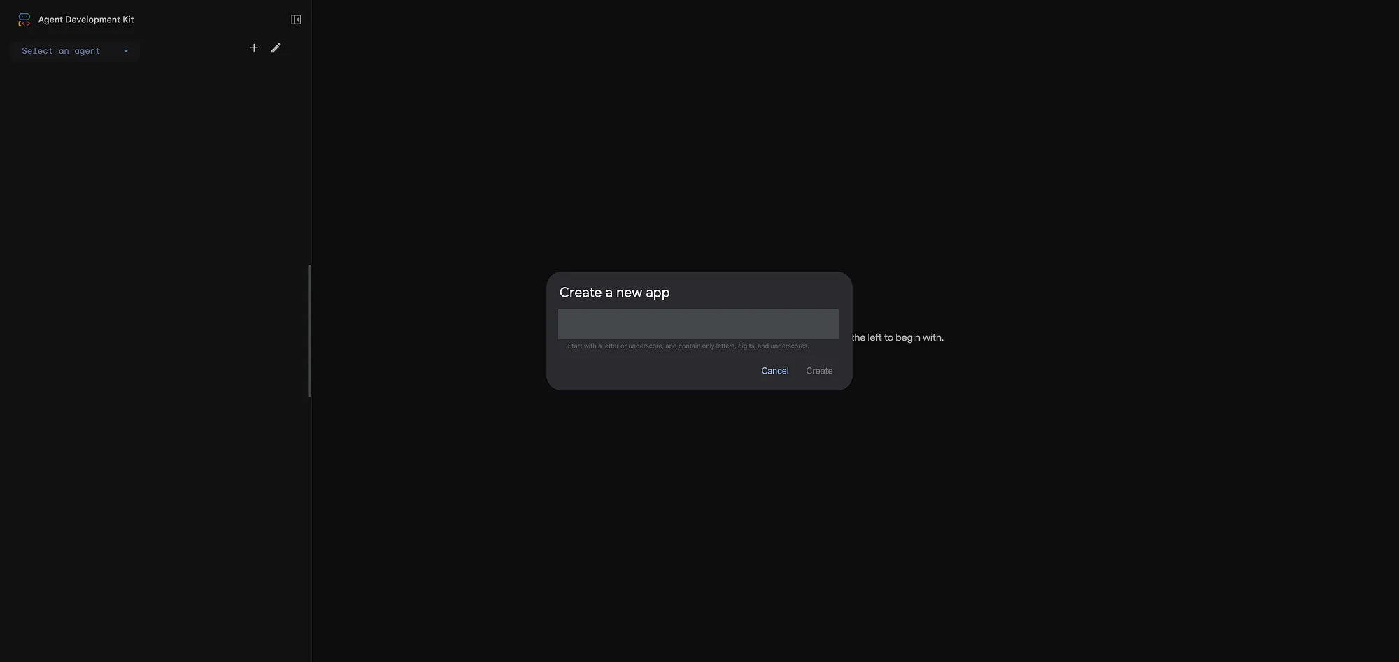 建立新應用程式