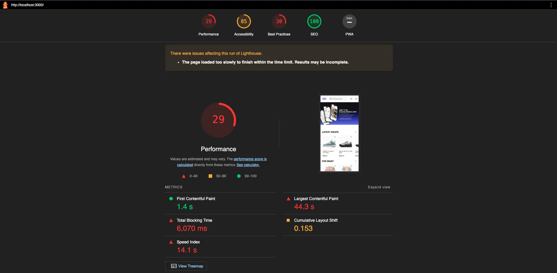 Once completed, you can see a report like this