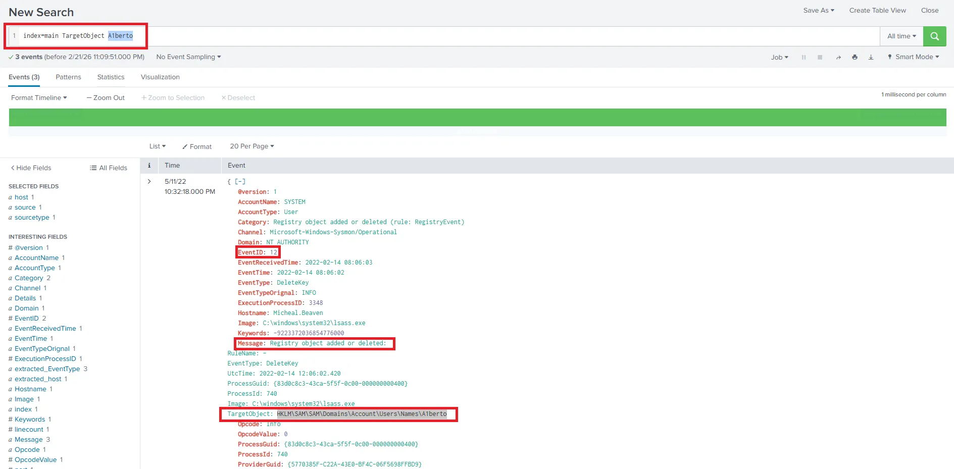 Website initial view