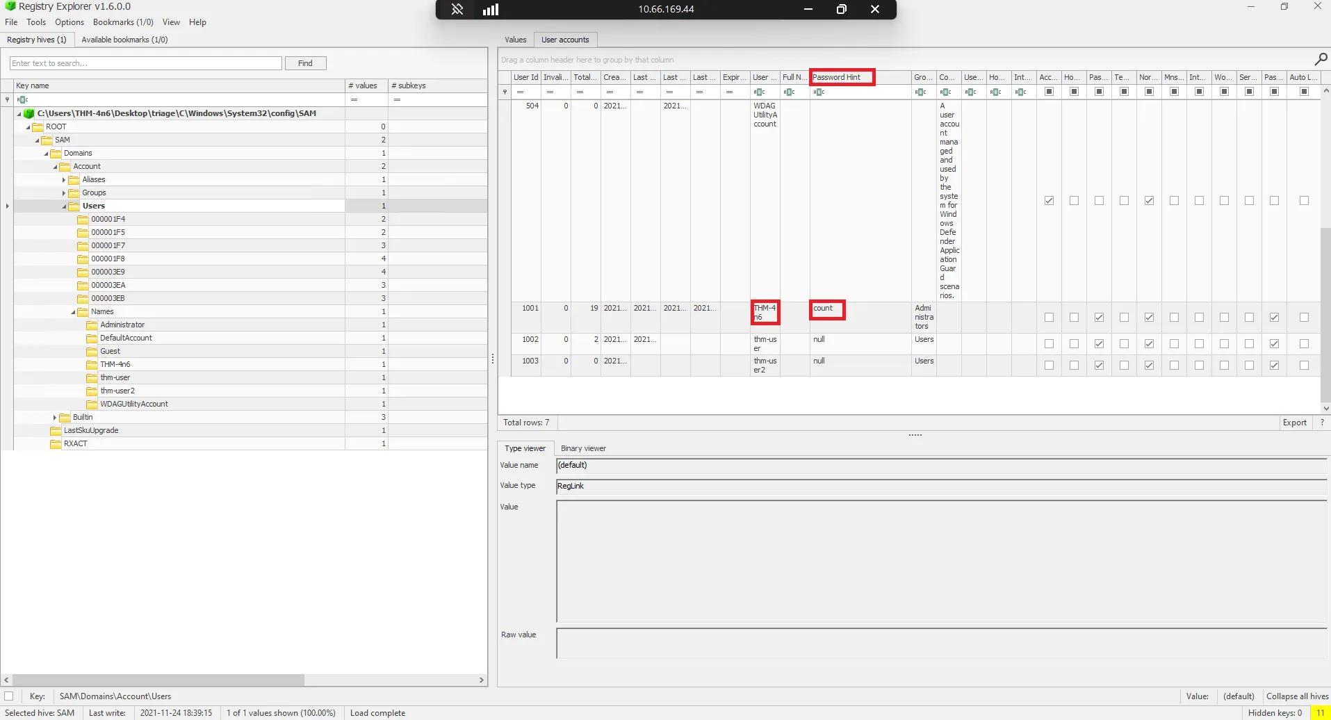 Website initial view