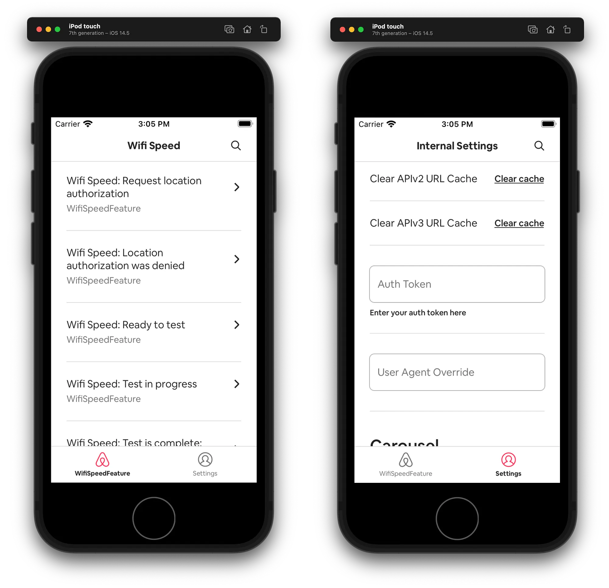 Airbnb iOS team working