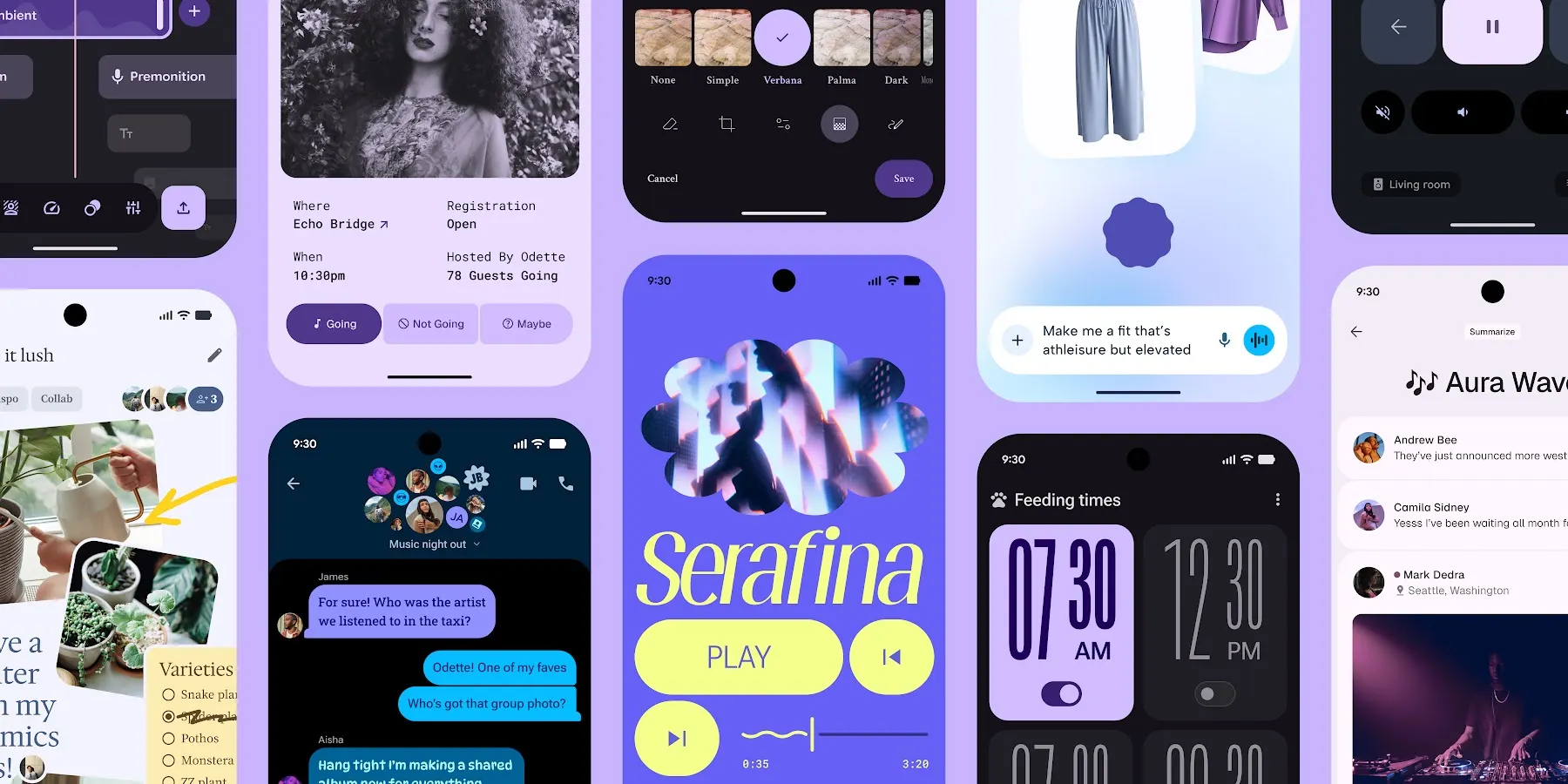 Promo material for Google’s M3E update