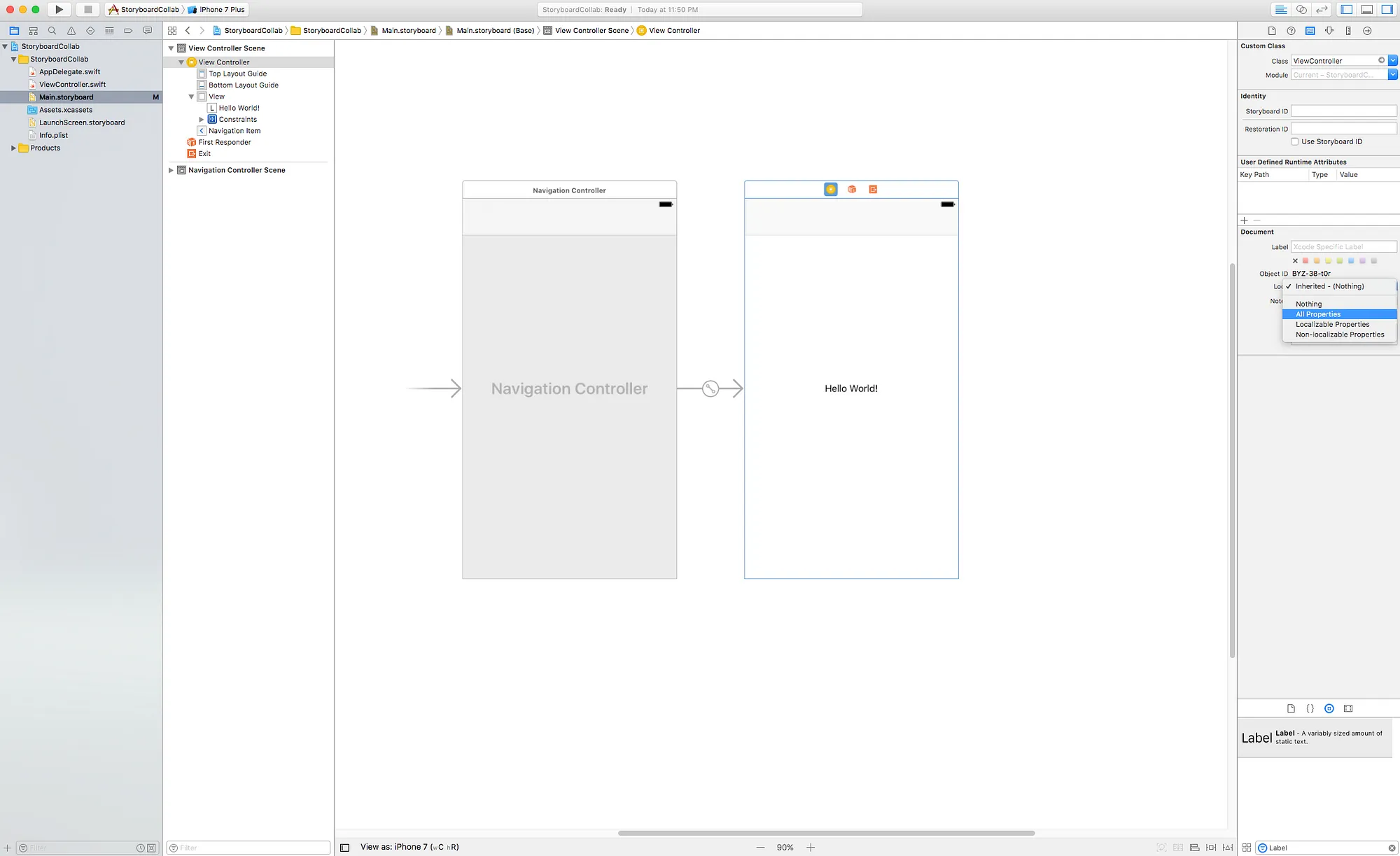 Locking a View Controller’s Properties