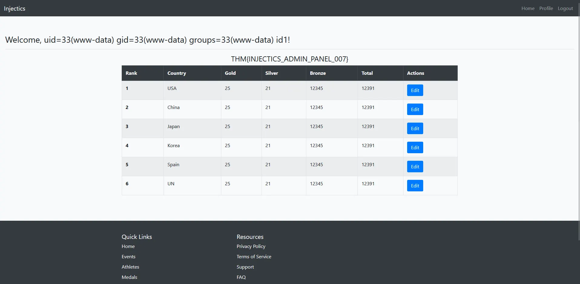 Successful code execution showing command output