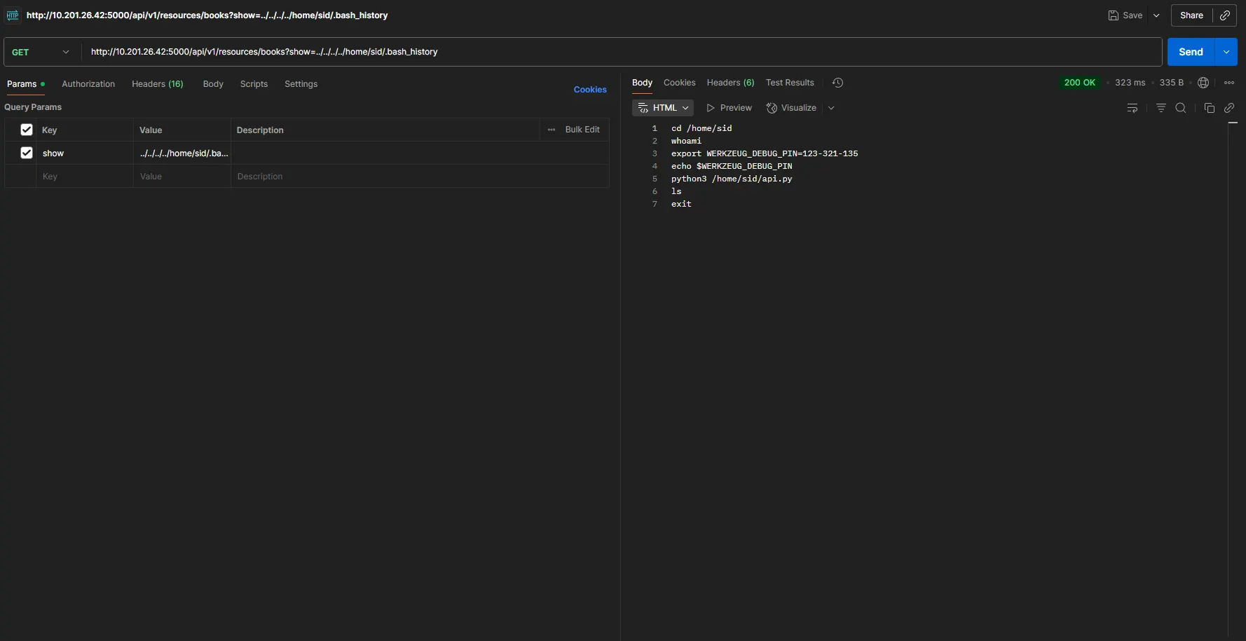 Website initial view