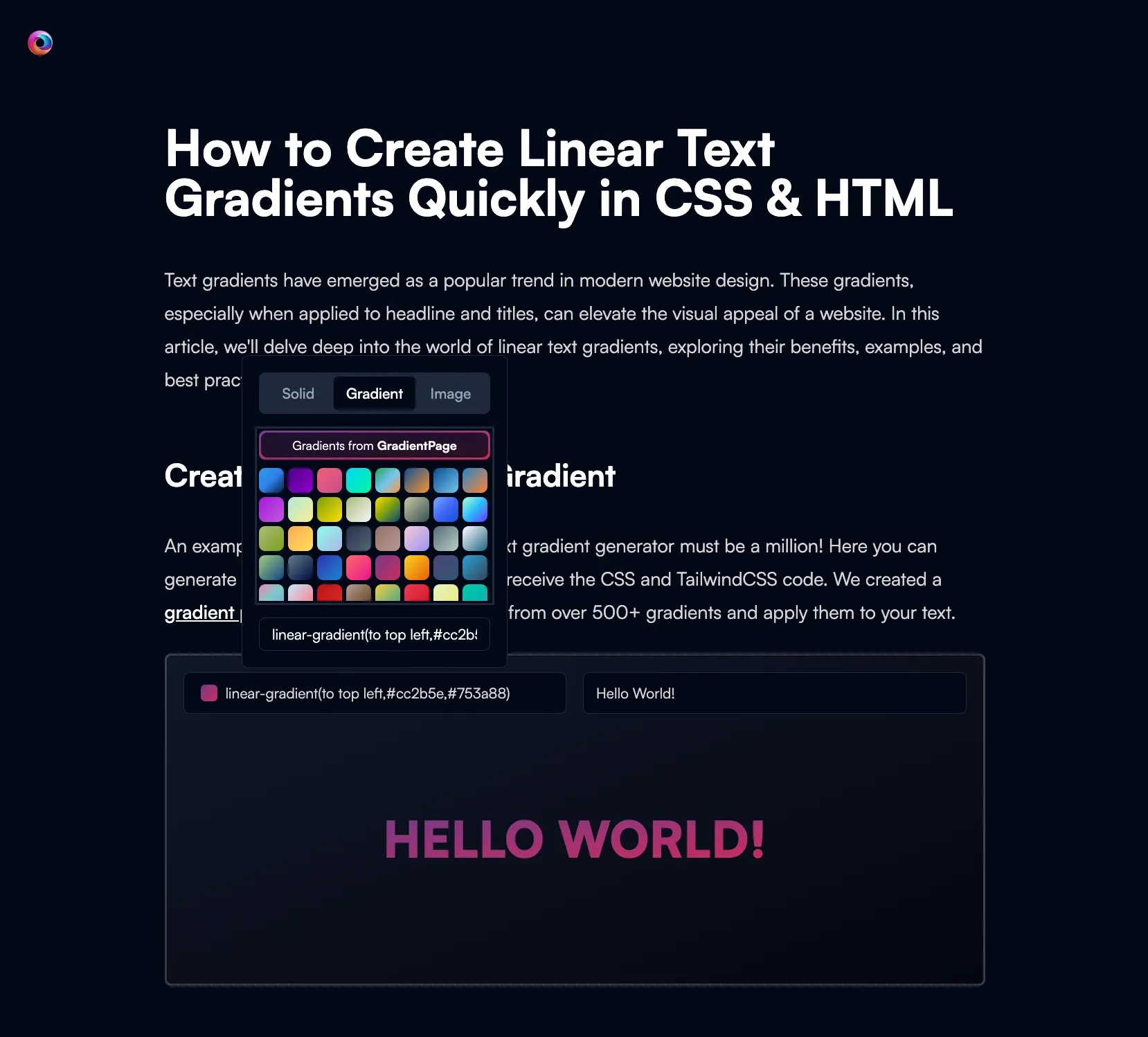 How to Create CSS Gradient Titles Like Apple’s iPad Pro Page - Dev By ...